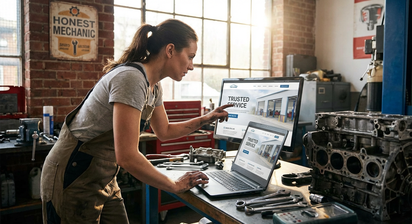 Auto Repair Shop Websites: Trust Signals for an Untrusted Industry