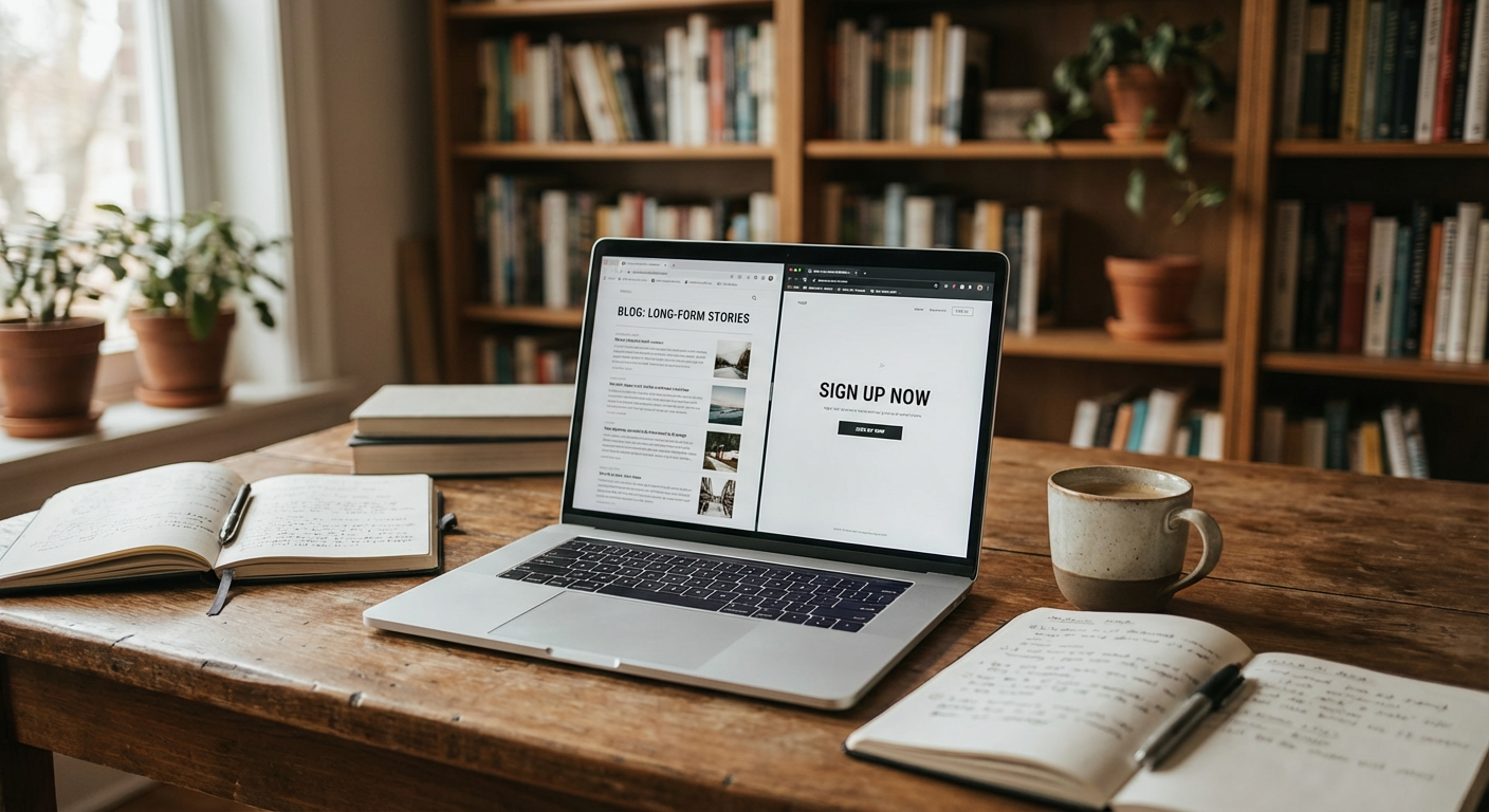 Blog vs Landing Page: When to Use Each — FunnelDonkey | Content Marketing