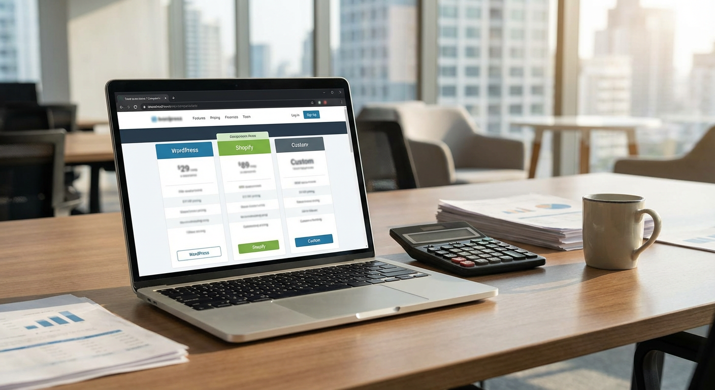 Choosing the Right CMS: WordPress vs. Shopify vs. Custom for Your Business — FunnelDonkey | Website Cost & ROI