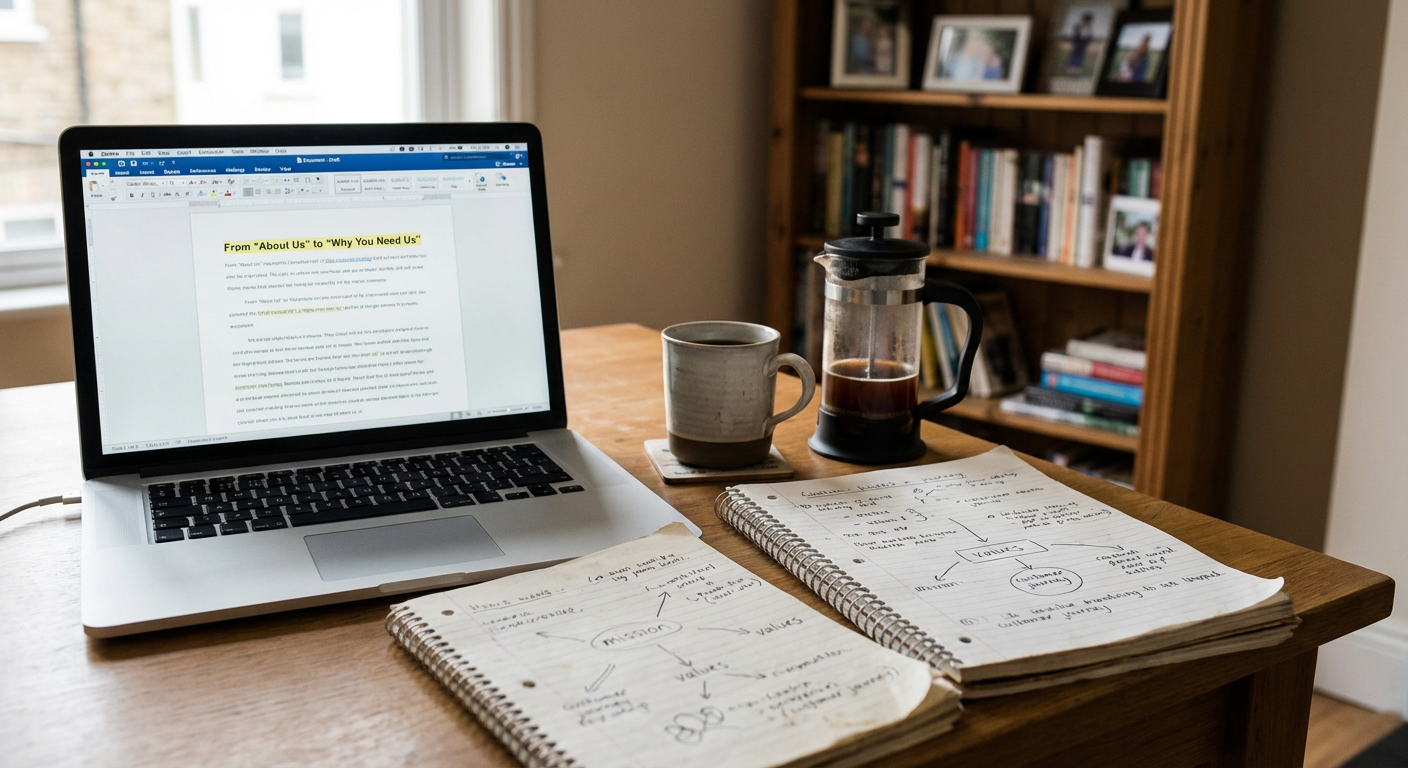 From 'About Us' to 'Why You Need Us': Crafting a Compelling Company Story