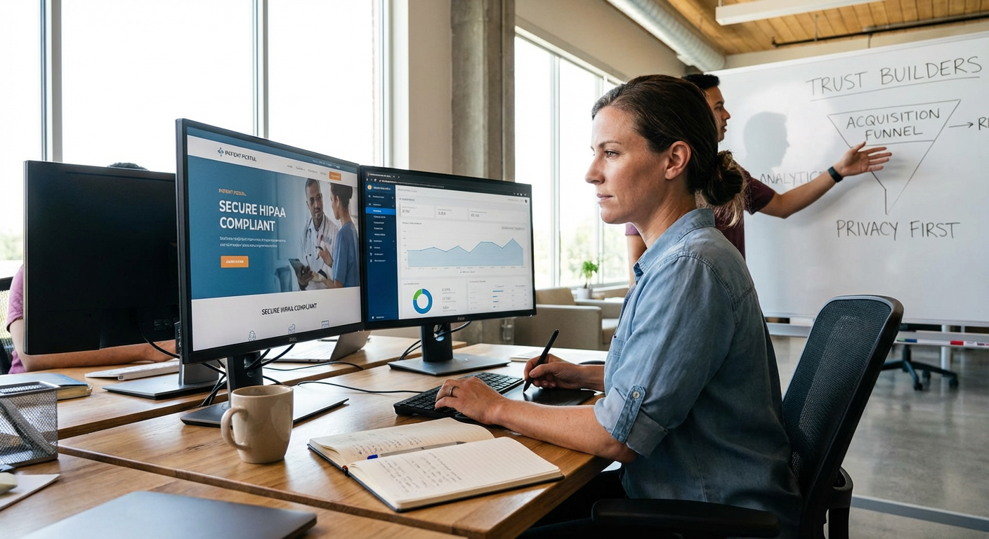 Healthcare Websites: HIPAA, Trust, and Patient Acquisition