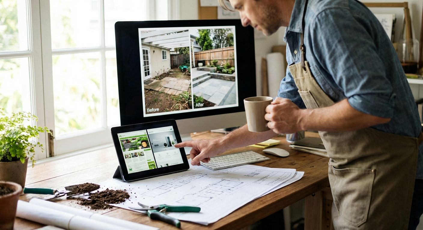 Landscaping Websites: Before-and-After That Actually Converts
