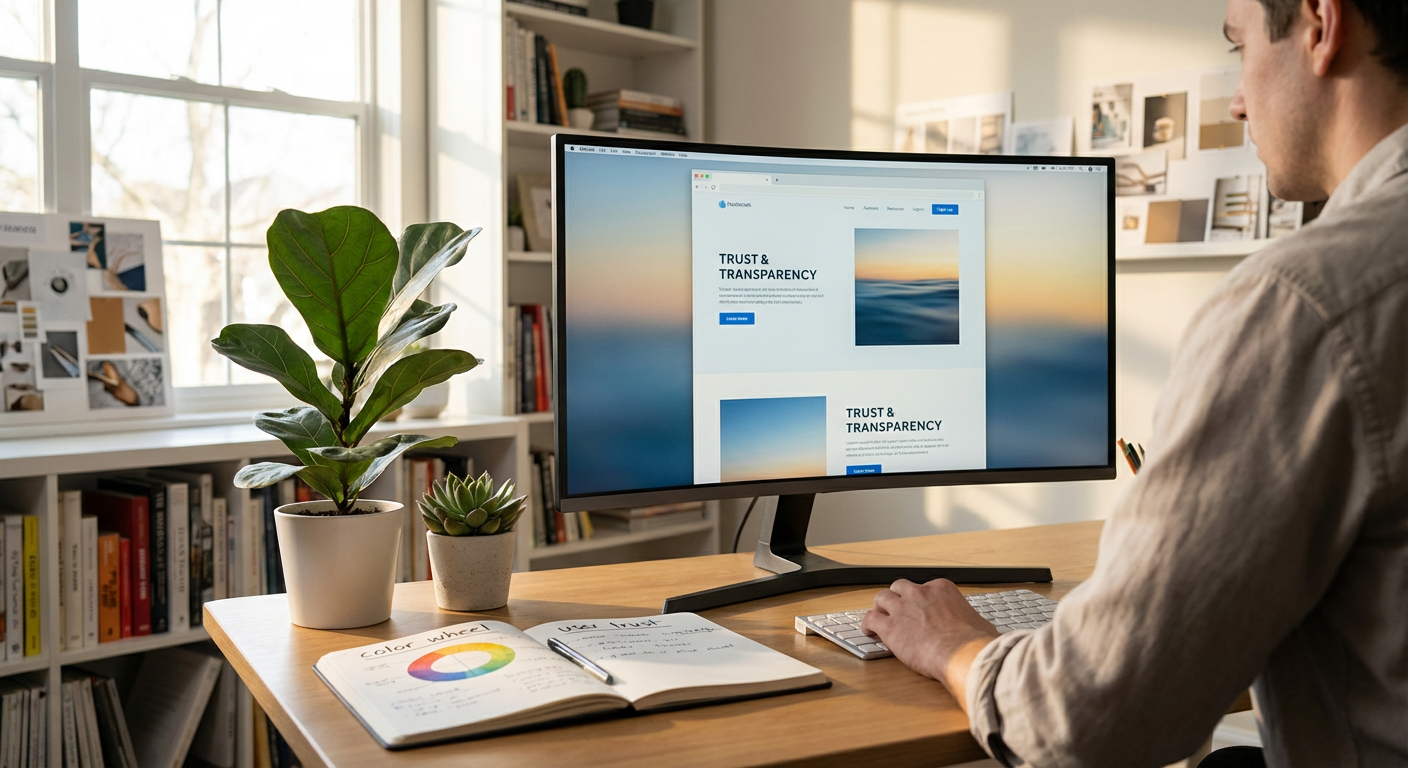 The Psychology of Web Design: Colors, Layout, and Trust
